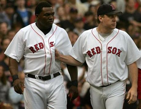 David Ortiz and Curt Schilling have built impressive résumés with the Red Sox but their Hall of Fame candidacies are up for debate. 
